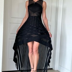 COPY - BCBG SASSY asymmetrical avant-garde  dress with lining